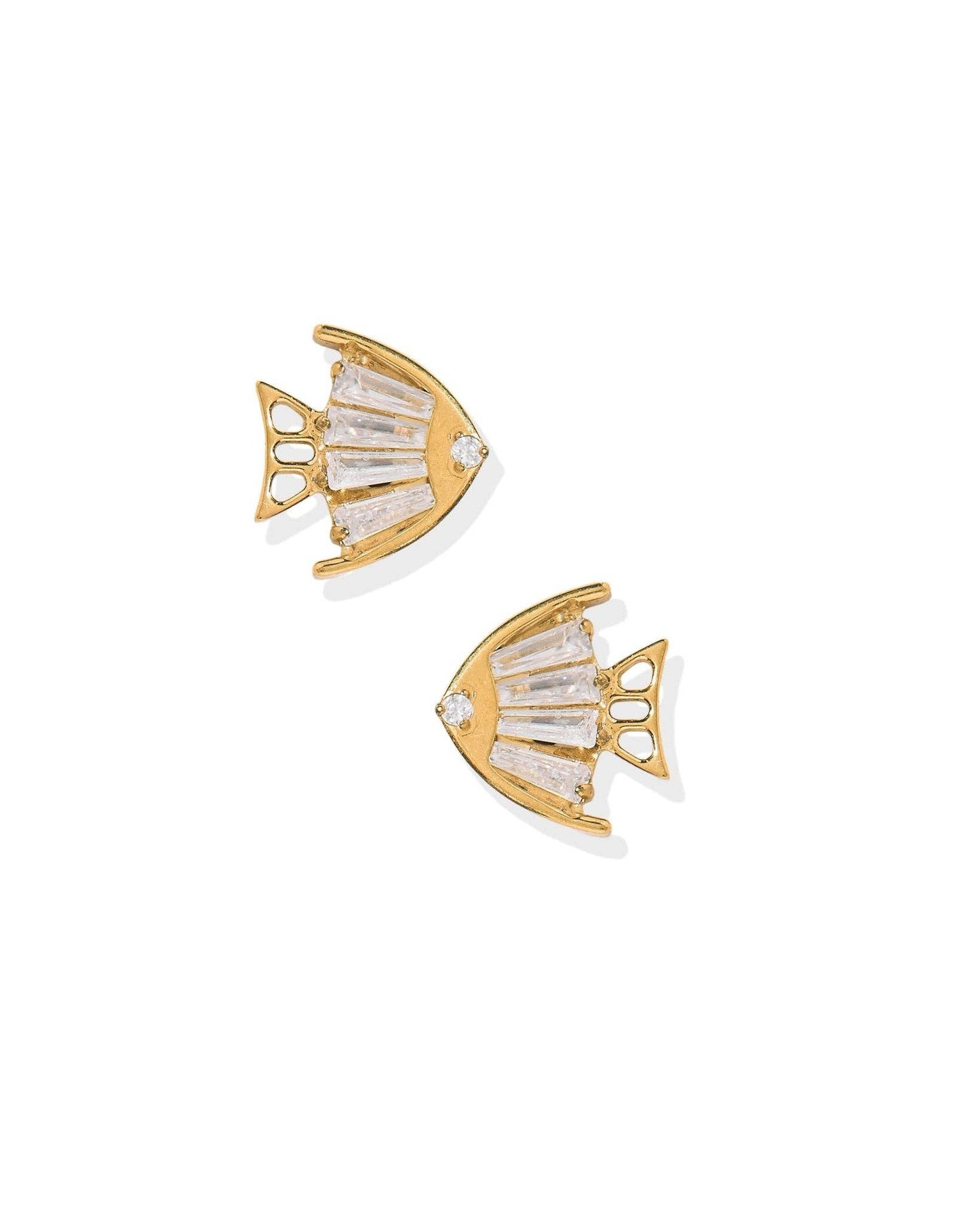 Screwback Stud Earrings - Cove Gold