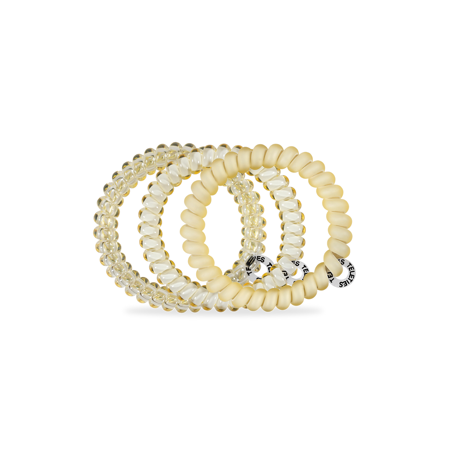 Spiral Hair Coils | Small | Butter Yellow Hair Ties