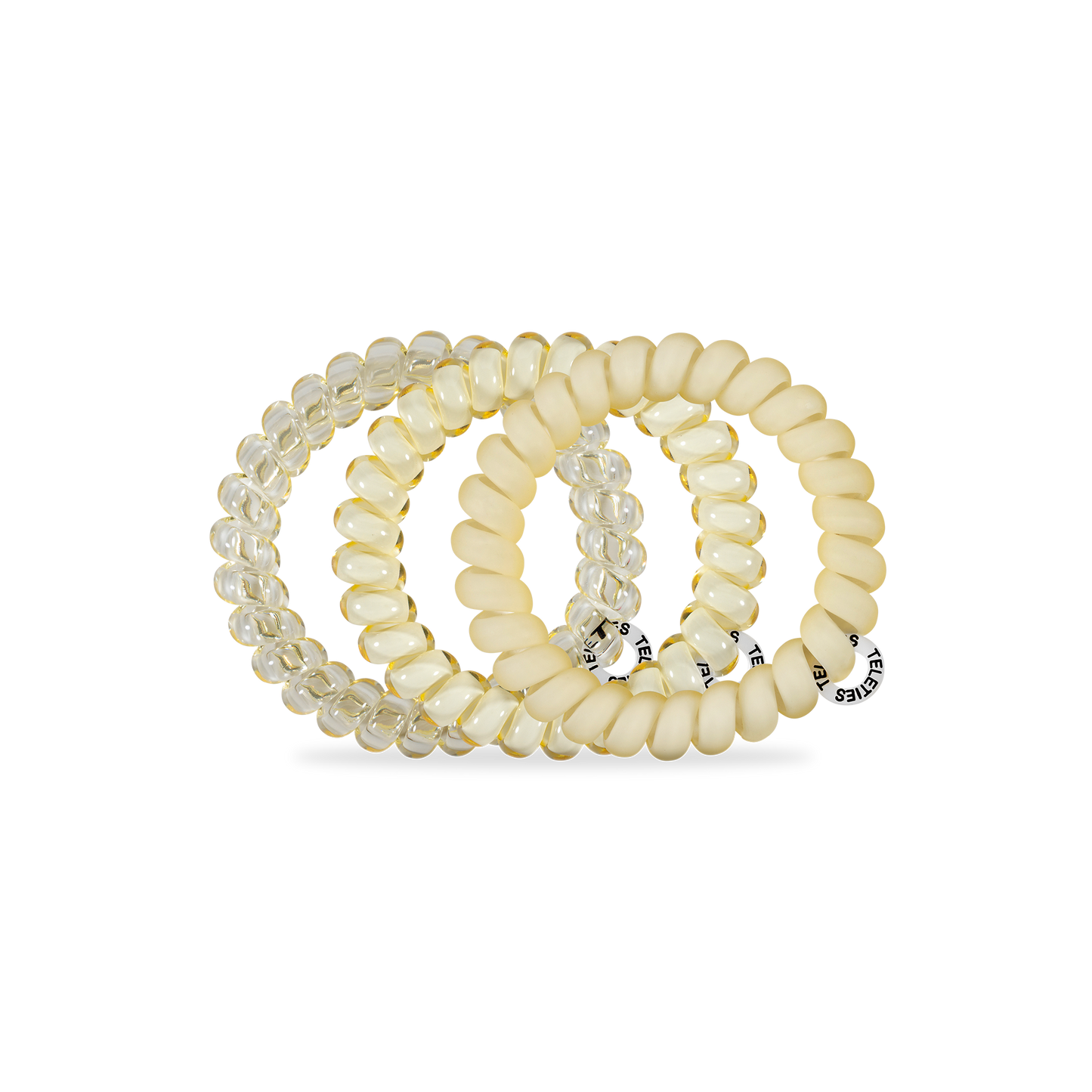 Spiral Hair Coils | Large | Butter Yellow Hair Ties