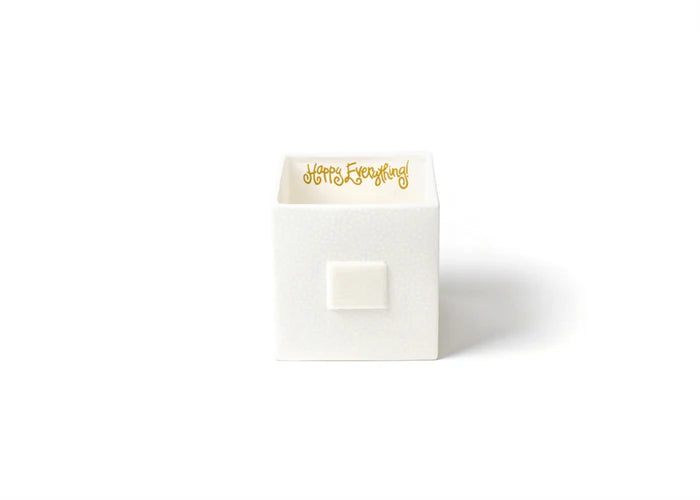 Medium Cube-White Dot