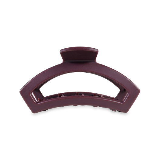 Open Hair Clip | Med. |  Burgundy Bliss