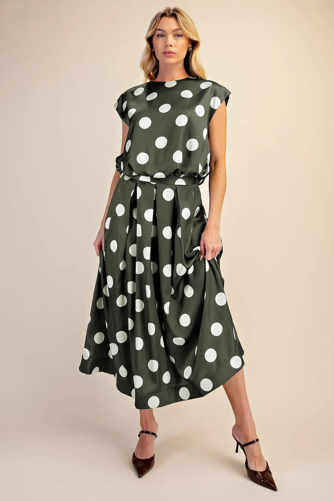 Polka Dot Skirt Set