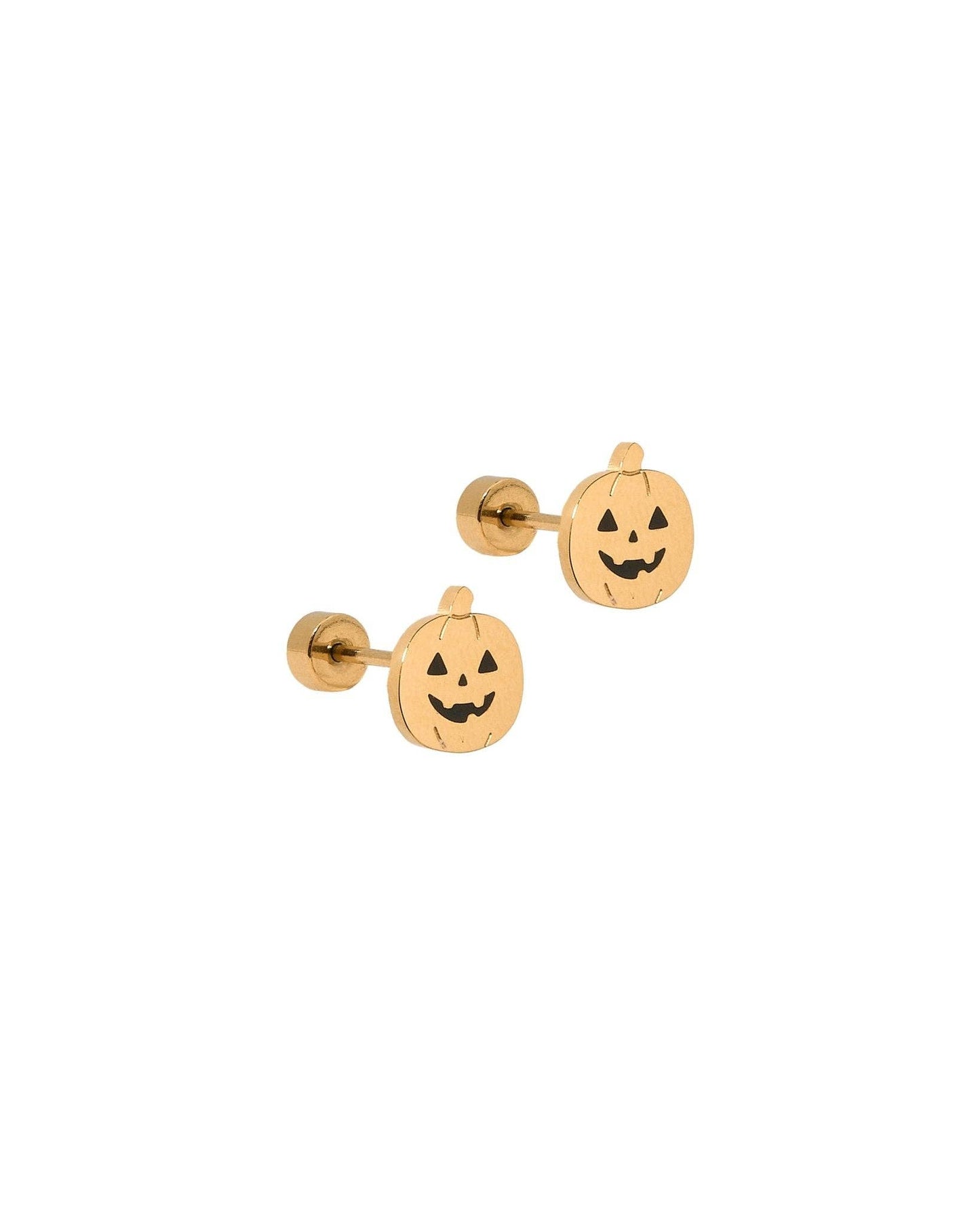 Screwback Stud Earrings - Jack-O'-Lantern