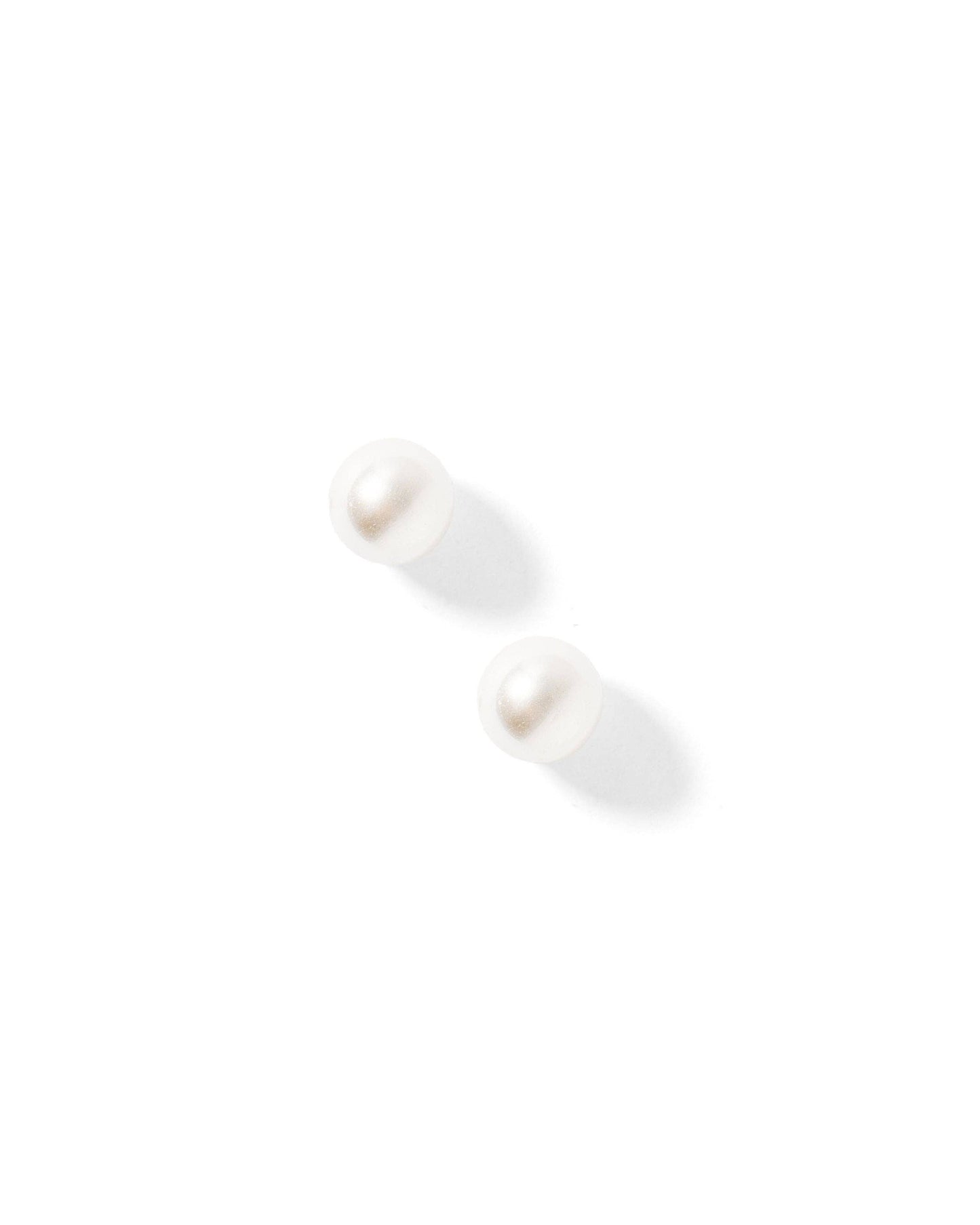 Screwback Stud Earrings - Payton Pearl White 5mm