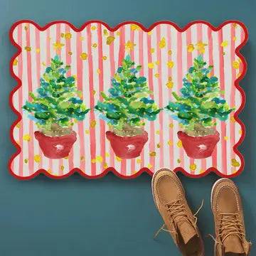 French Graffiti Floor Mat 2x5 Foot