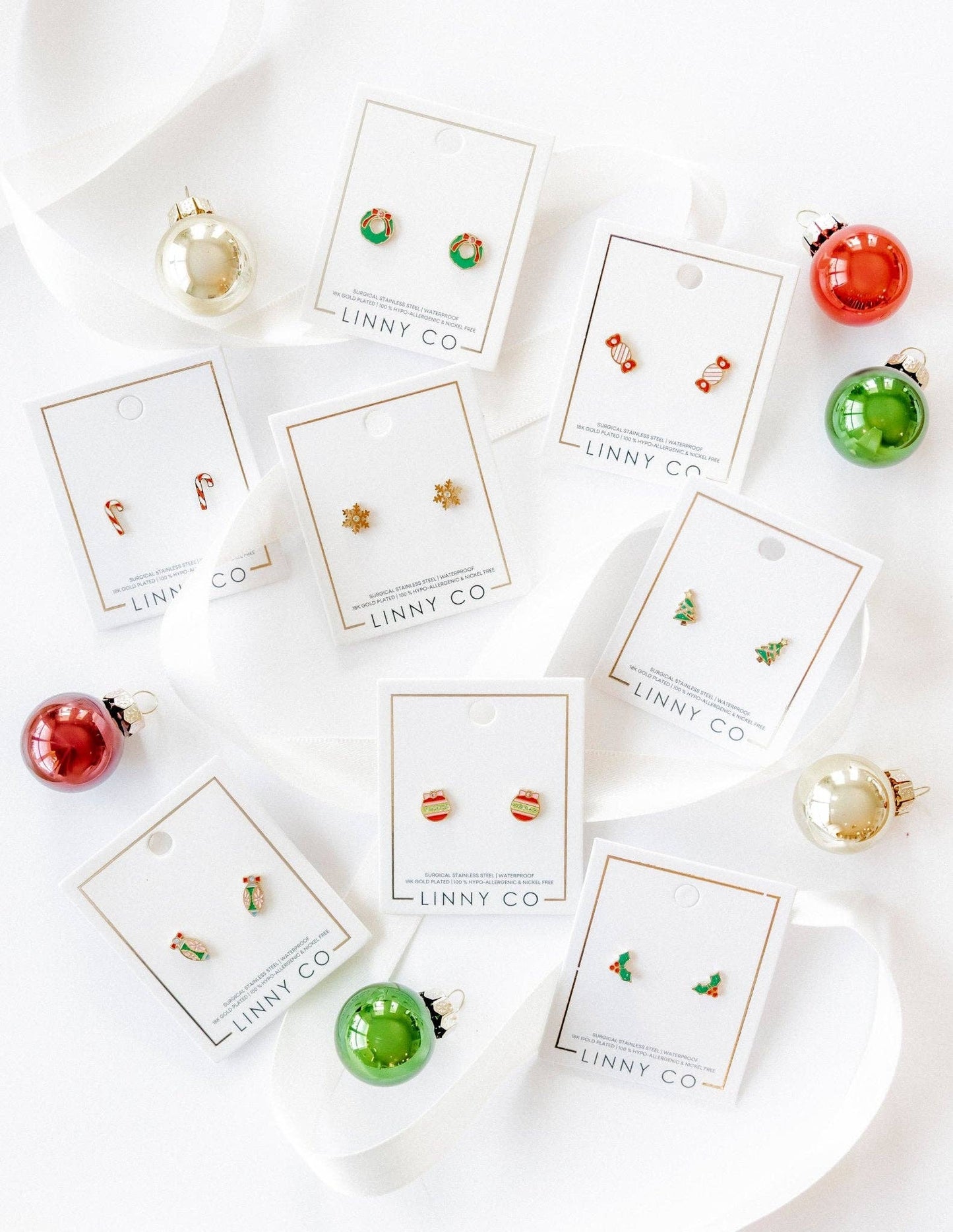 Screwback Stud Earrings - Noelle