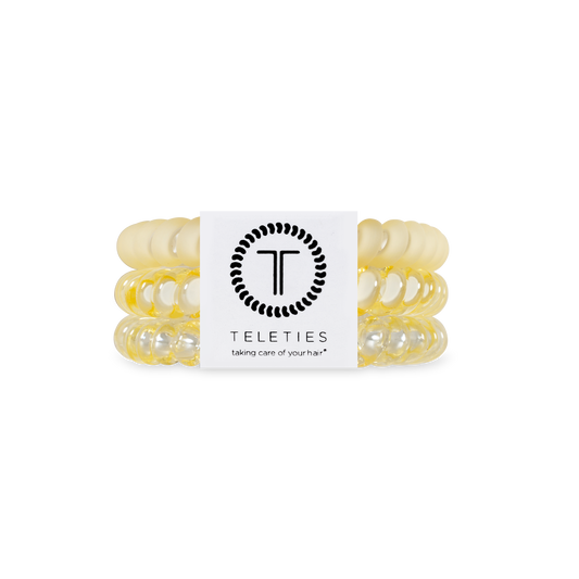 Spiral Hair Coils | Small | Butter Yellow Hair Ties