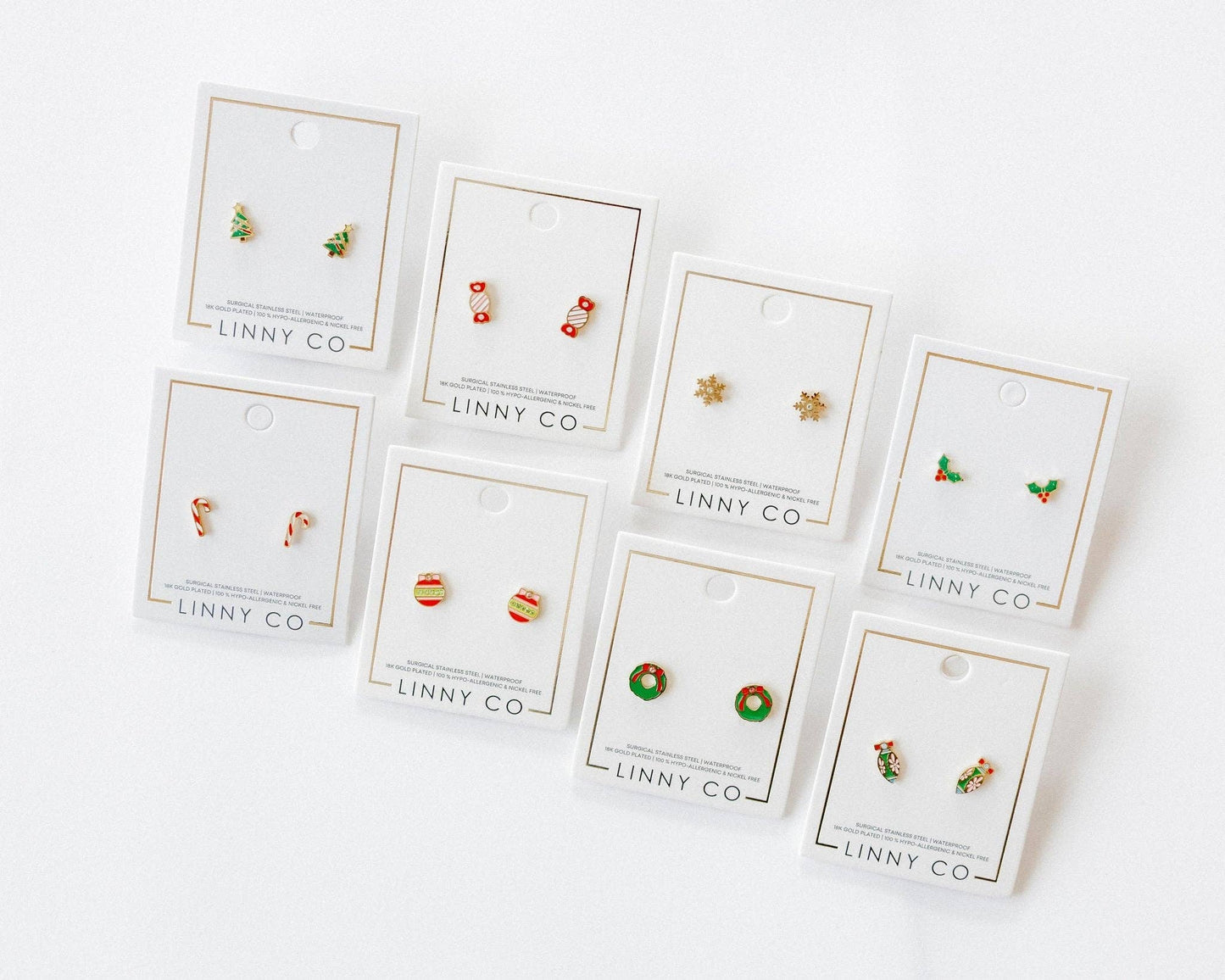 Screwback Stud Earrings - Noelle