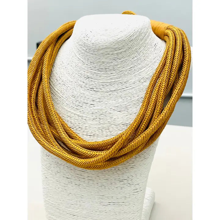 Multi Strand Cord Necklace