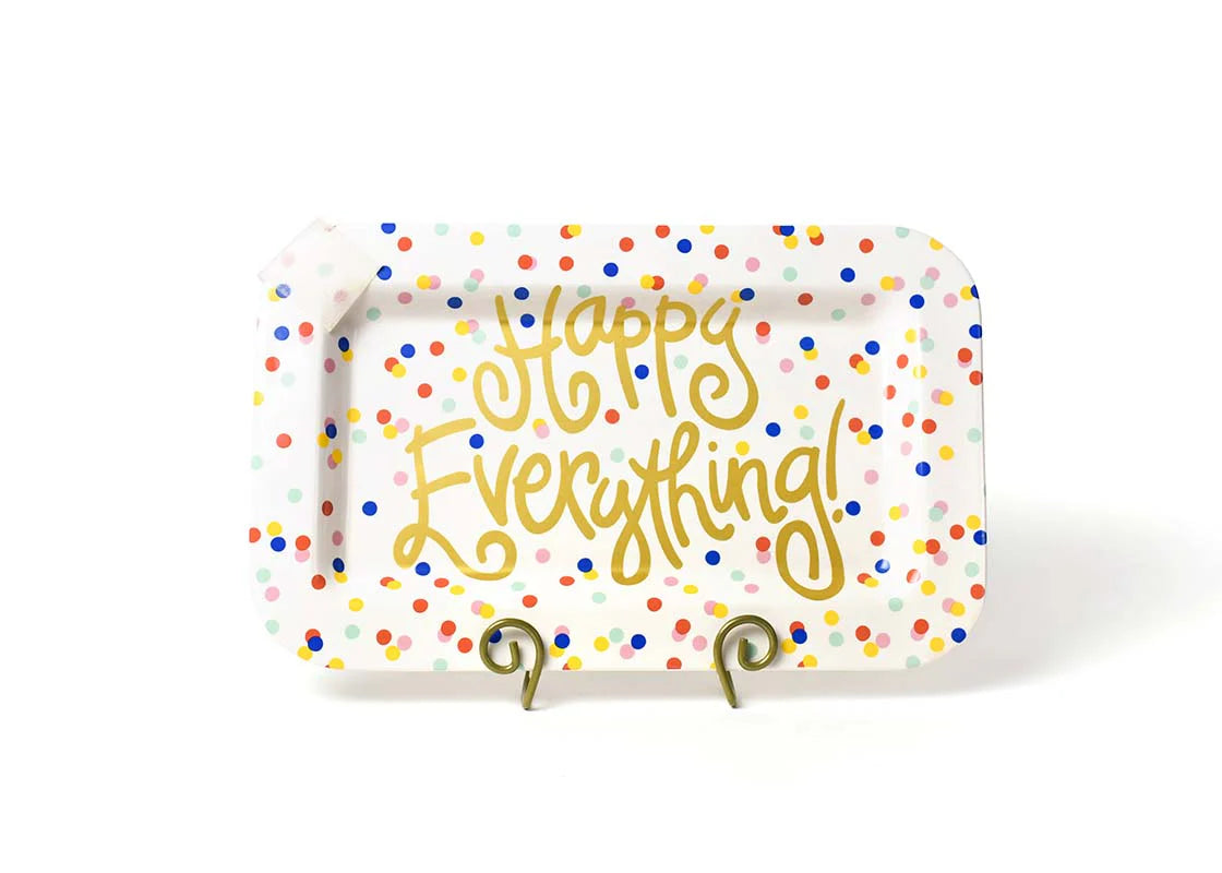 Happy Everything Platter-Happy Dot : Rectangle