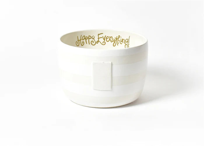 White Stripe Big Bowl