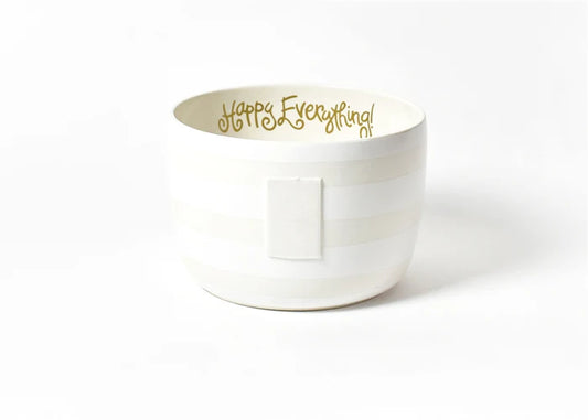 White Stripe Big Bowl